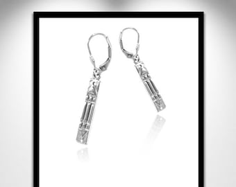 Silver earrings