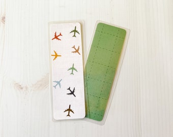 Airplane Bookmark | Travel Bookmark | Adventure Bookmark | Cute Bookmark
