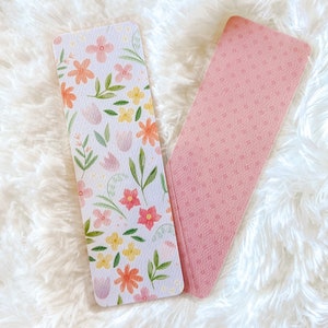 Tulips Bookmark Easter Bookmark Spring Bookmark Floral Bookmark Bookworm Gift Cute Bookmark Flowers Bookmark image 4