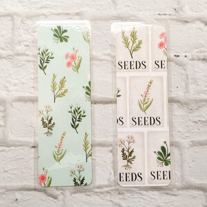 Planting Seeds Floral Bookmarks