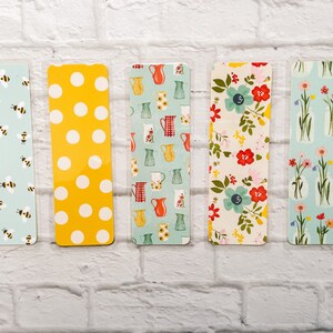Yellow Spring Bookmarks | Summer Bookmark | Spring Bookmark | Cute Bookmark | Floral Bookmark