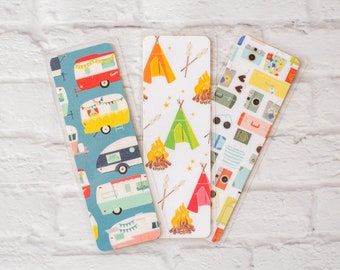 Family Camping Bookmarks | Summer Bookmark | Spring Bookmark | Cute Bookmark | Hiking Bookmark | Outdoors Bookmark