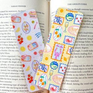 Amalfi Coast Bookmark: Italian Summer Theme, Laminated