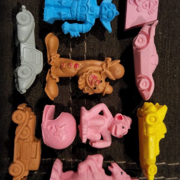 BOGO! Only 1 of each! Pick 1! Vintage Diener Rubber Erasers! (will sell full lot! Lump sum! Ask?!)