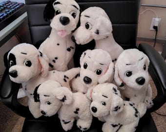 Mattel Disney 101 Dalmatians Family Plush! Small Patch Only Left! Please read listing carefully?!