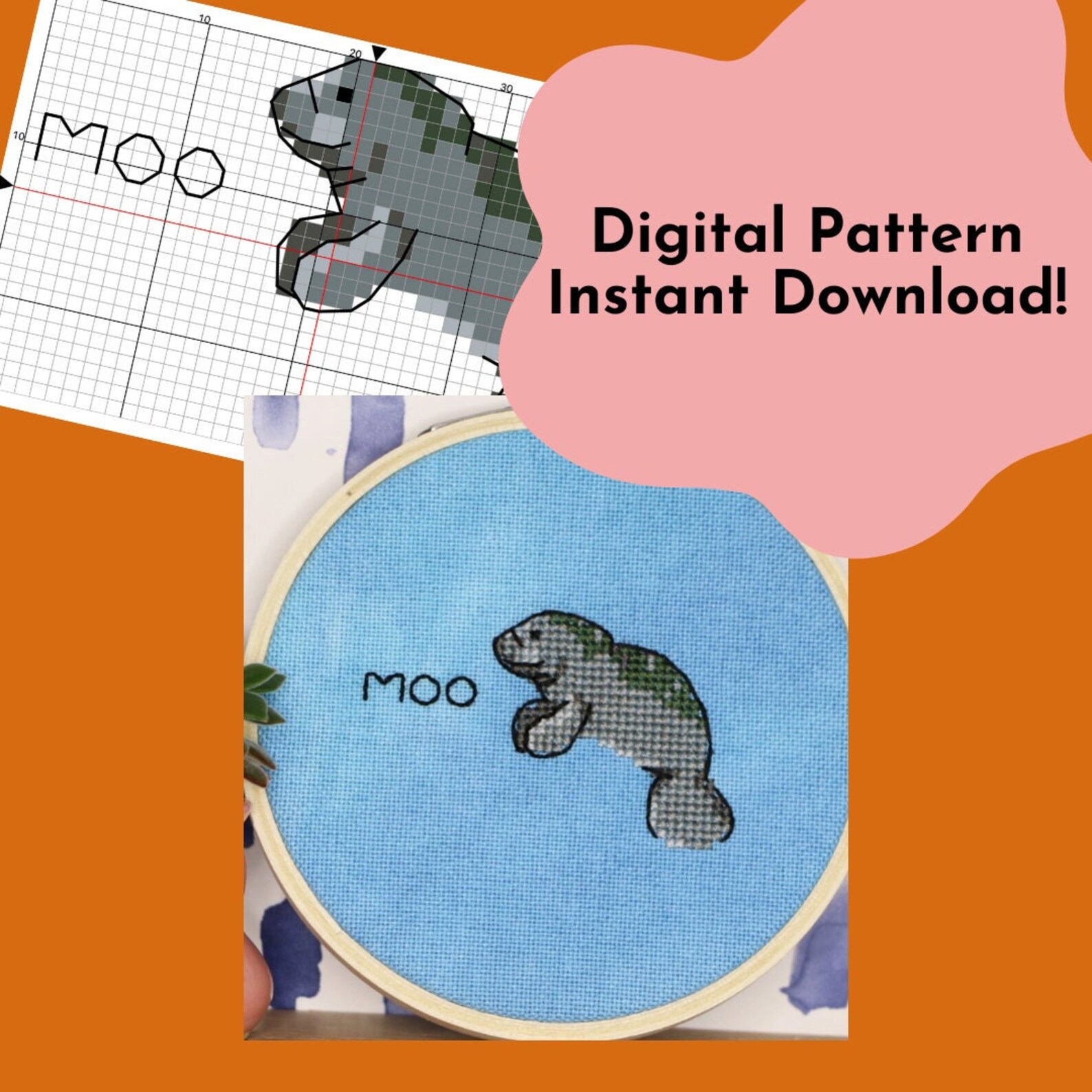 Instant Download Cross Stitch Pattern DIY Cross Stitch Etsy