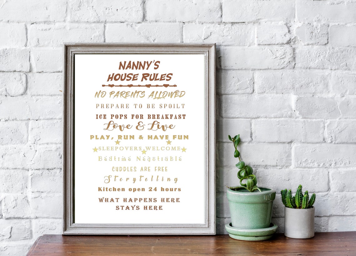 nanny-s-house-rules-foil-print-mother-s-day-etsy