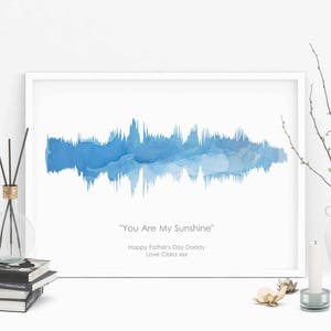 Sound wave, wall art gift, music gifts, Valentines, song lyrics, first dance gift, music lovers, Father's Day, Personalised Soundwave art