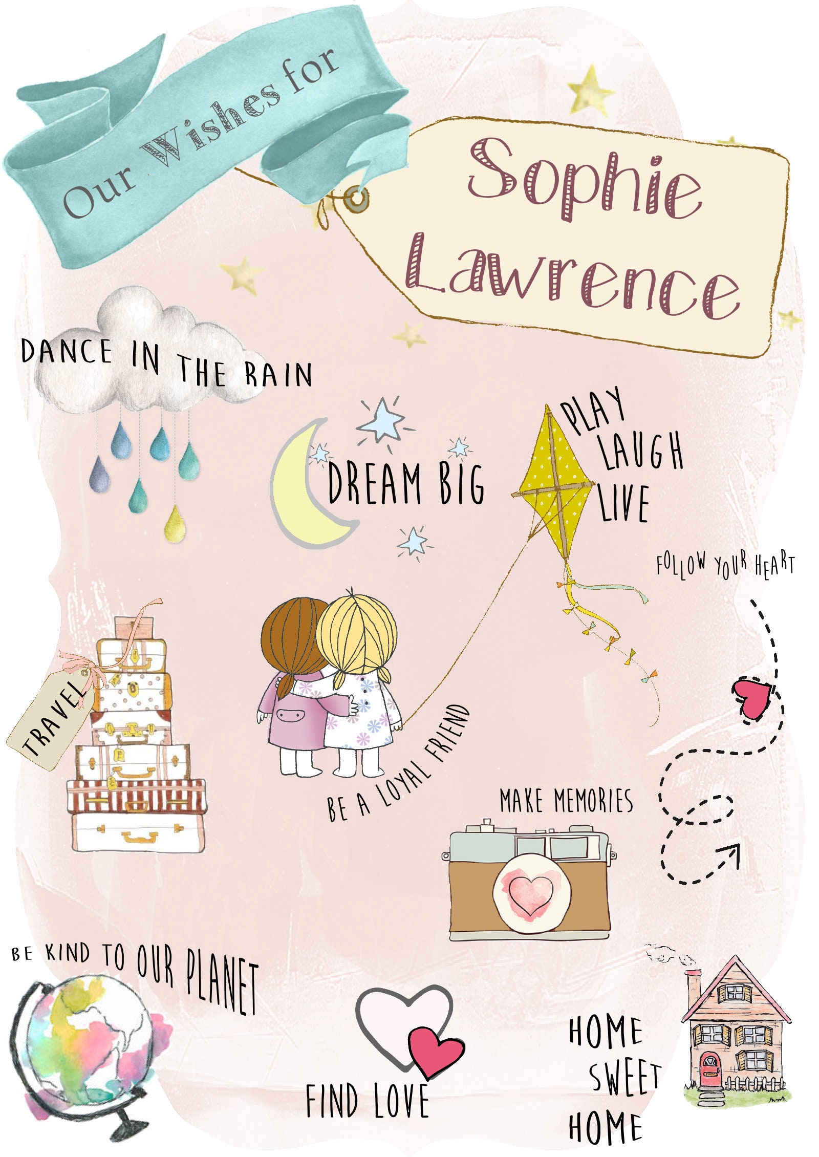 Christening Gifts Girl Boy Print Christening Gift Baptism UK Etsy