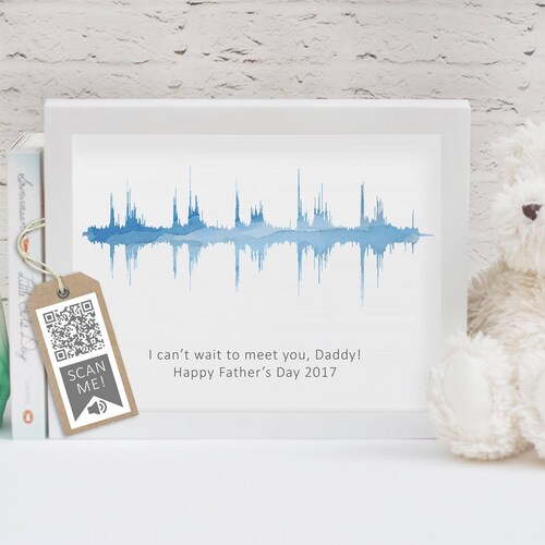 Buy Baby Heartbeat Sound Wave Father's Day Dad to Be Gift Online in India -  Etsy