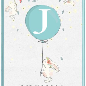 Name Meaning Nursery Print, Baby Initial Print, New Baby Gift, Bedroom ...
