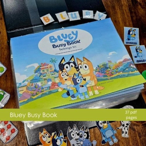 Bluey Learning Book - Etsy UK
