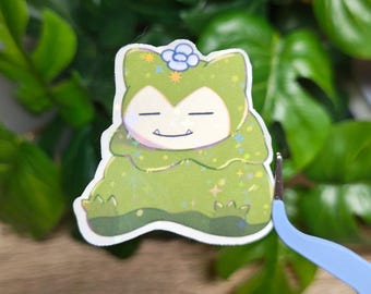 Mosslax Poke Sticker | Holographic Vinyl