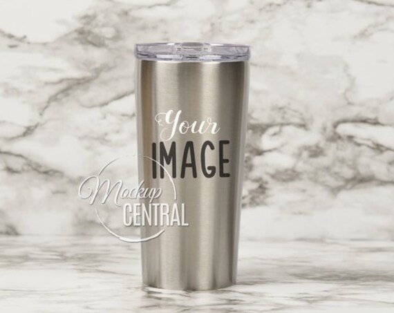 Blank Stainless Steel Insulated Tumbler Cup Mockup Stock Photography