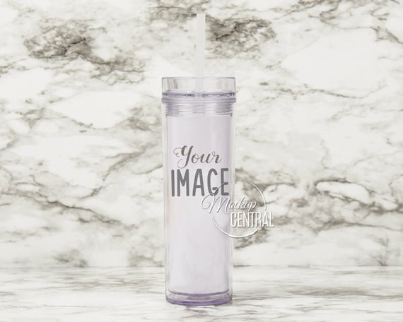 Download Clear Blank Tall Skinny Tumbler 16 Oz Cup Mockup - PSD Mockups Free Download Templates