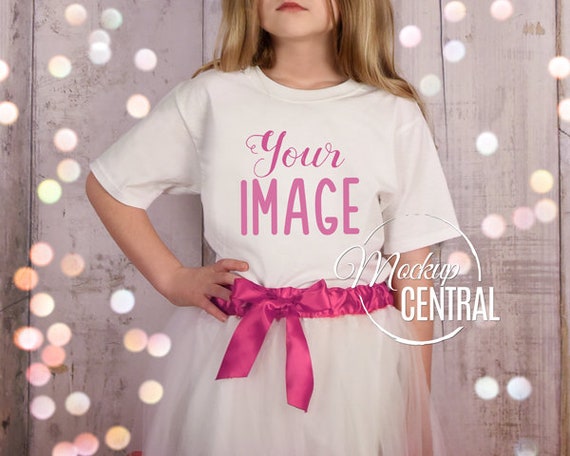 Download Free Princess Birthday Party Girls Blank White T-Shirt ...