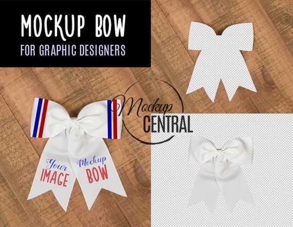 Blank White Cheer Bow Team Mockup Photo Isolated Mockup Blank White Cheer Bow Team Mockup Photo Isolated Mockup