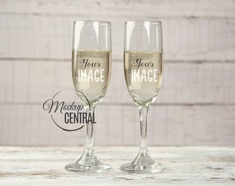 Bundle Of Wine Glass Stock Photo Mockups Thin Stem Wine Etsy