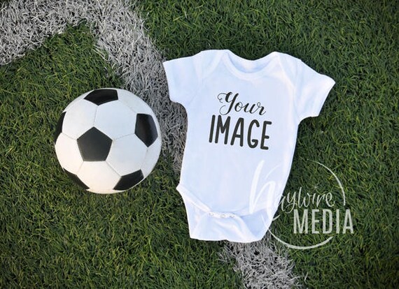 Download Free Blank White Baby Onepiece Mockup Sport Soccer Styled Stock (PSD) - All Download PSD Mockup ...