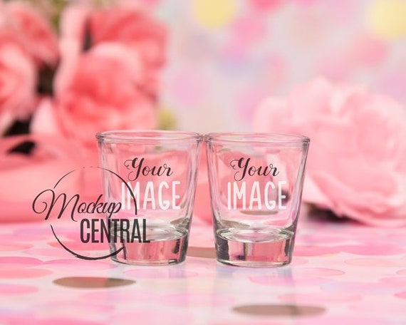 Download Blank Shot Glass Mockup Template Party Styled Stock Etsy