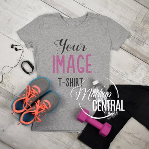 Gym T Shirt Mockup Etsy