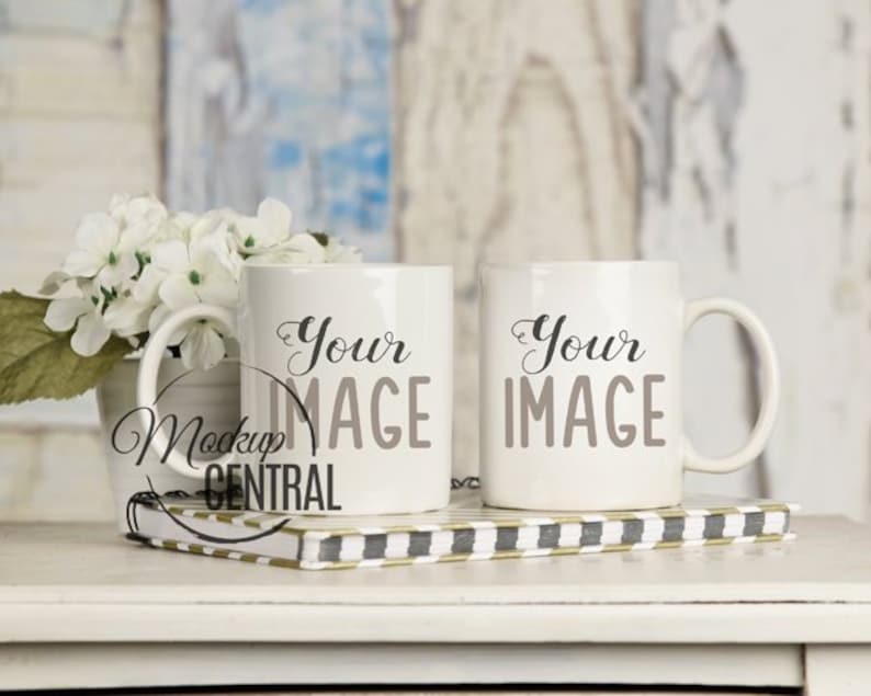 Download Blank White Coffee Glass Cup Mockup Styled Stock Photography | Etsy