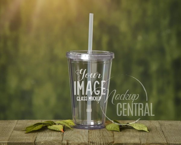 Download Clear Acrylic Insulated Tumbler 16 Oz Cup Mockup Stock Etsy