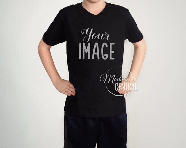 Download Blank Child T-Shirt Apparel Mockup Fashion Design Styled ...