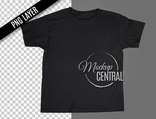 Download Transparent PNG Blank Black T-Shirt Apparel Mockup Fashion | Etsy