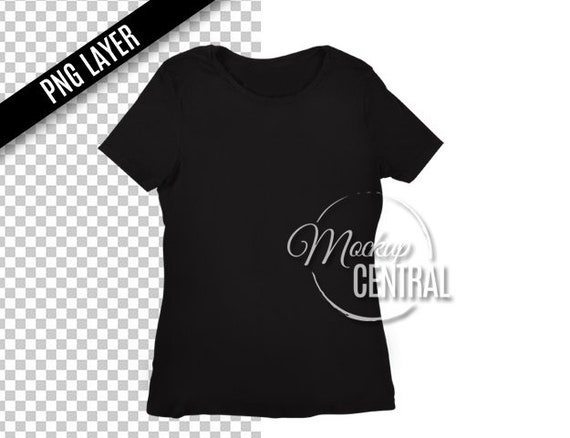 Blank black t shirt template hot sale