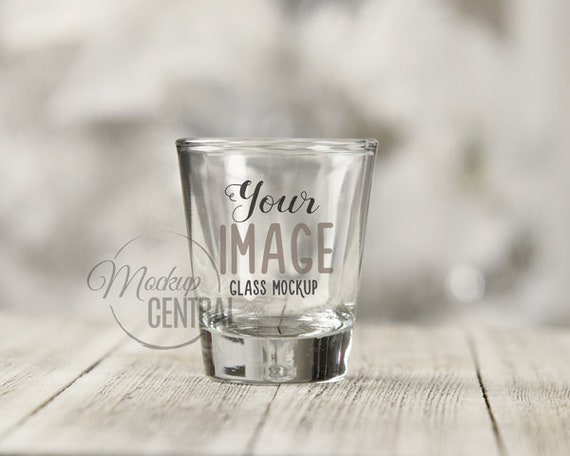 Download Blank Glass Shot Glass Mockup Template Styled Stock Etsy
