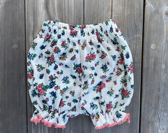 Vintage Baby Floral Bloomers | Vintage Baby Floral Clothes