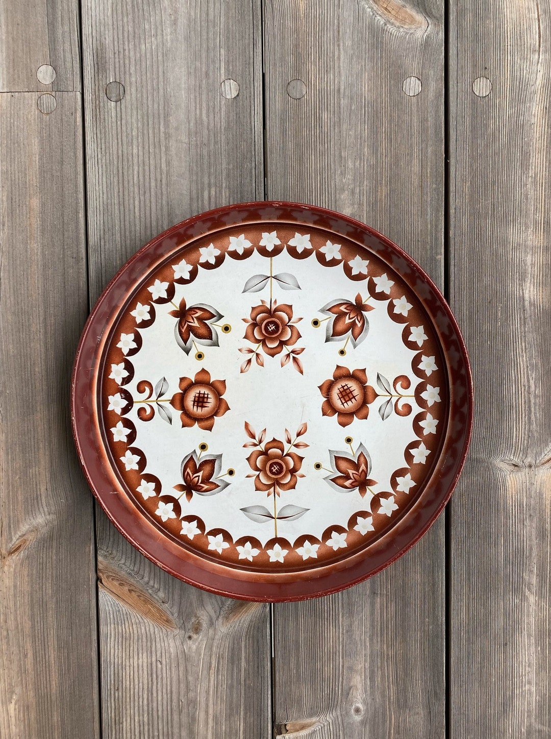 Vintage Serving Tray 60s Serving Tray 70s Serving Tray Retro Serving