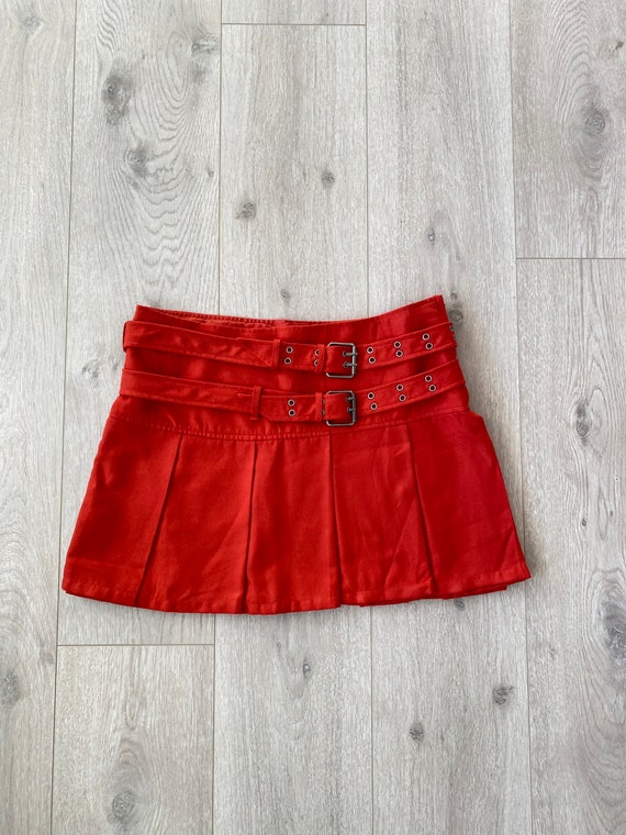 Vintage 00s Pleated Mini Skirt | Pleated Mini Skir