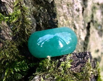 Accessori per dreadlock in pietra preziosa avventurina verde