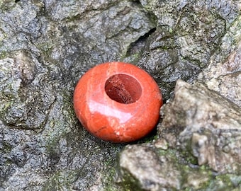 Accessori per dreadlock in cristallo di diaspro rosso