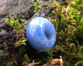 Accessori per dreadlocks in cristallo di avventurina blu