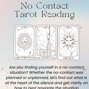 No Contact Tarot Reading (30-45 min video recording)