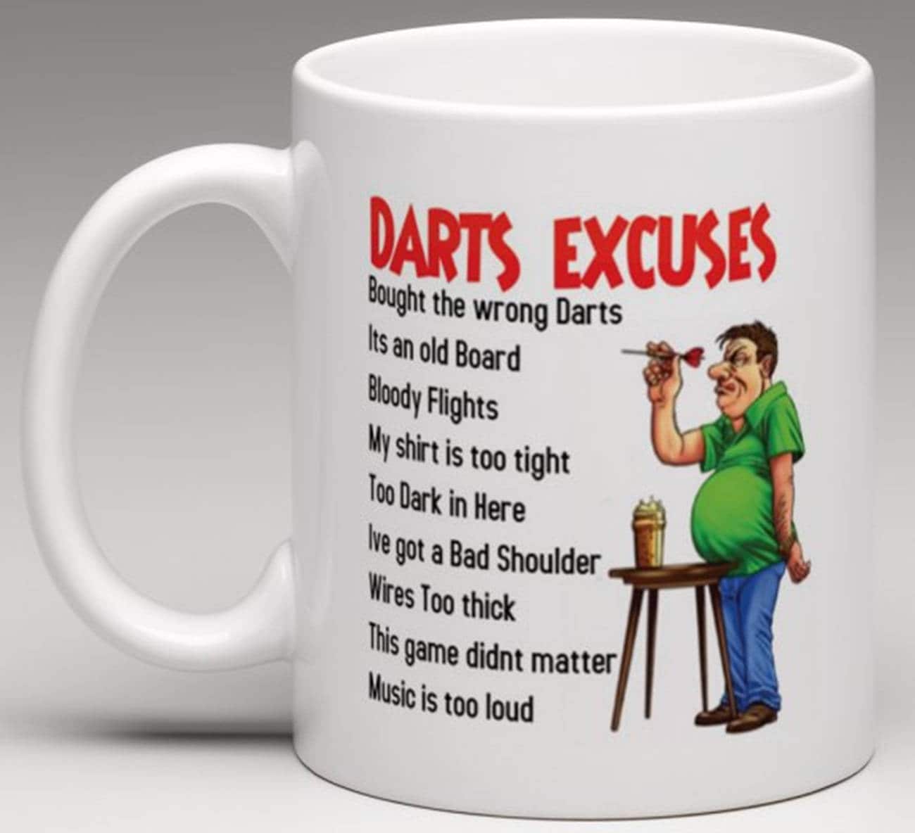 Darts Excuses Mug Etsy