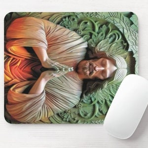 Jesus Beans Mousemat design 1 image 2