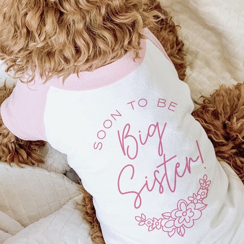 Soon to Be Big Brother Big Sister Dog Shirt 10 Sizes Custom Etsy