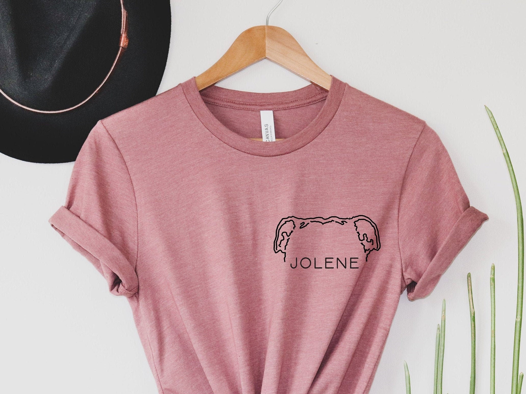 Custom Dog Ears or Cat Ears Outline Pocket Tshirt Tattoo Etsy