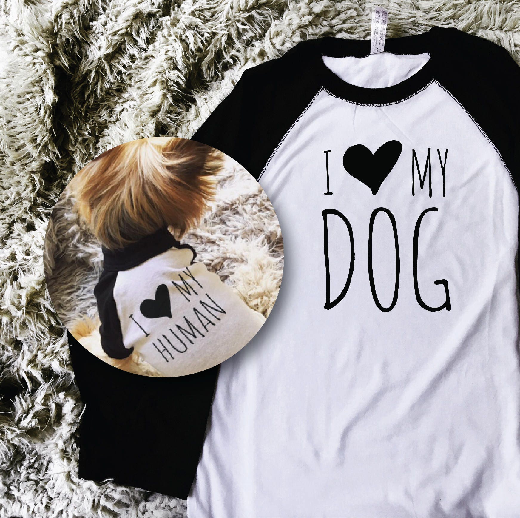 I Love My Dog I Love My Human T-shirt 