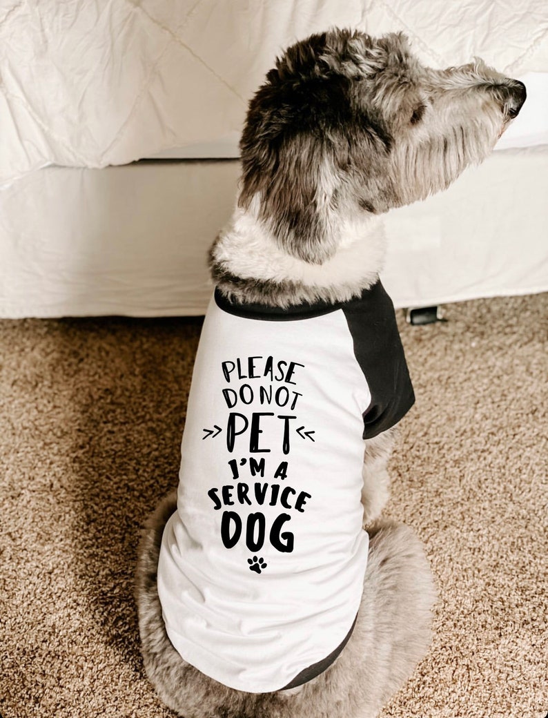 Please Do Not Pet I'm a Service Dog Therapy Dog Tshirt Etsy