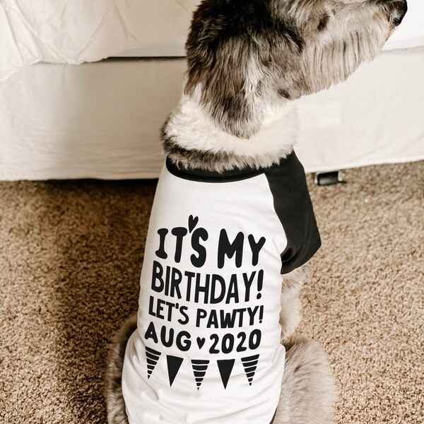 Dog Birthday Shirt Etsy