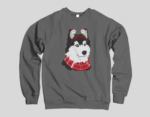 Siberian Husky Christmas Sweatshirt 