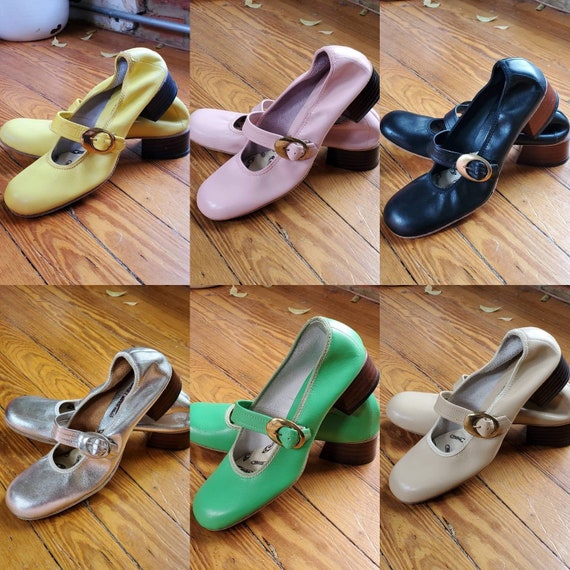 yellow dance shoes