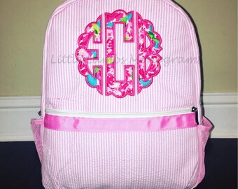 lilly inspired diaper backpack
