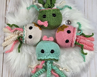 Candy Jellies Crochet Pattern, Jellyfish Crochet Pattern, Jellyfish Amigurumi Pattern