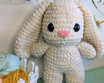 Crocheted Baby Bunny Baby Shower Gift, Easter Gift